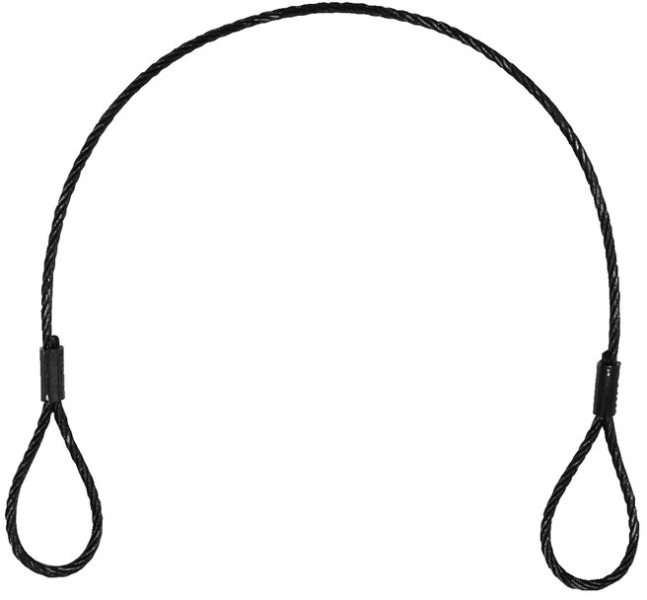 Eurolite Steel Rope (SC) 400x3mm black