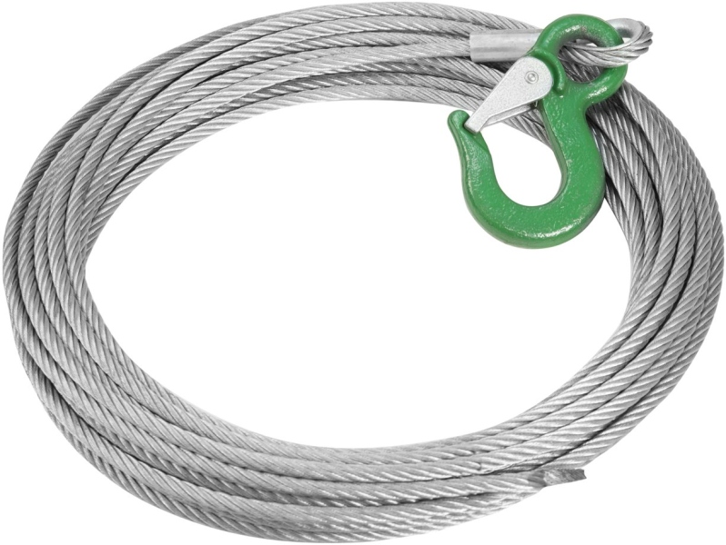 Tower Steelrope 8mm w. clamp