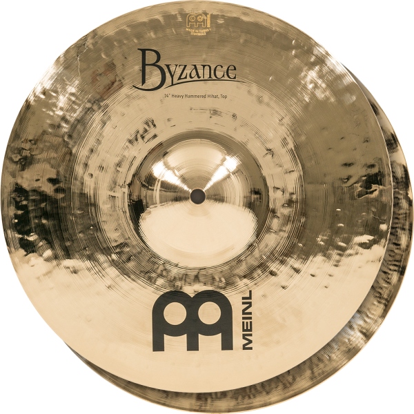 Meinl Byzance Brilliant Heavy Hammered Hihat - 14