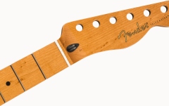 Gât de Chitară Fender Roasted Maple Telecaster Neck 21 Narrow Tall Frets 9.5" Maple C Shape