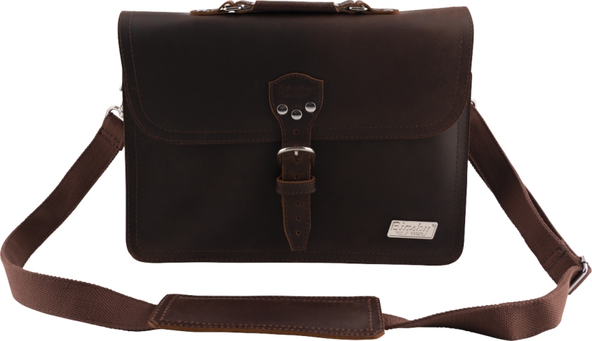 Bigsby Limited Edition Leather Laptop Bag Brown