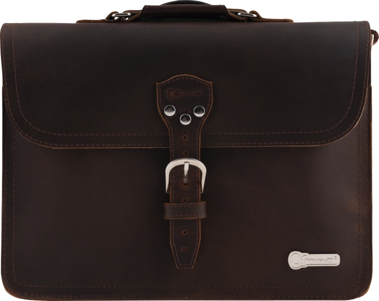 Chauvet Charvel Limited Edition Leather Laptop Bag Brown