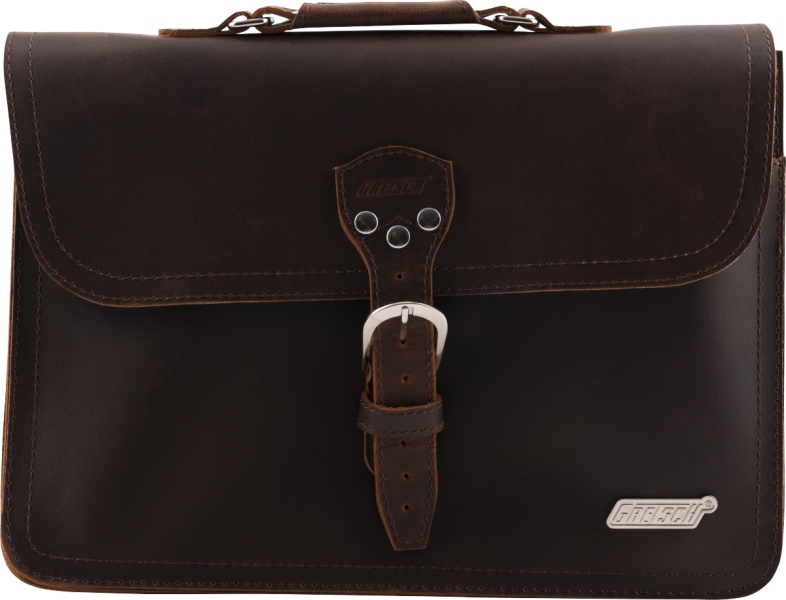 Gretsch Guitars Limited Edition Leather Laptop Bag Brown