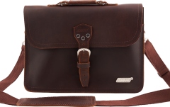 Geantă de Laptop Gretsch Guitars Limited Edition Leather Laptop Bag Brown