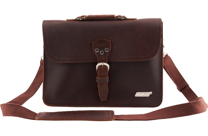 Geantă de Laptop Gretsch Guitars Limited Edition Leather Laptop Bag Brown
