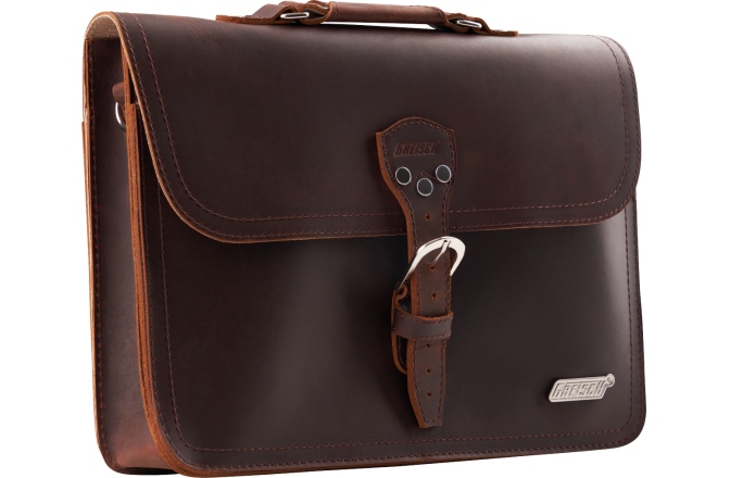 Geantă de Laptop Gretsch Guitars Limited Edition Leather Laptop Bag Brown