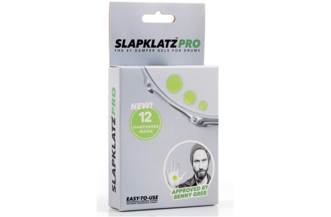 Gel mute pad SlapKlatz Damper gel PRO 12 Verde