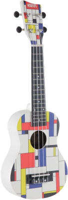 Gewa soprano ukulele manoa square white 1