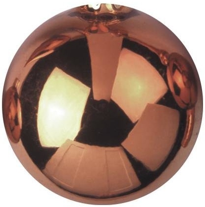 Europalms Deco Ball 3,5cm, copper, shiny 48x