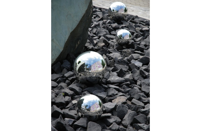 Glob decorativ Europalms Deco Ball 30cm, silver