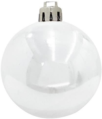 Europalms Deco Ball 7cm, white 6x