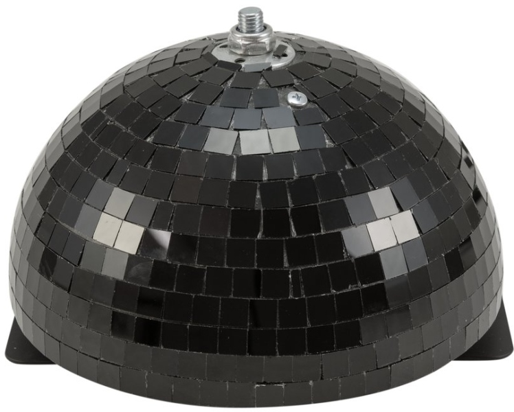 Eurolite Half Mirror Ball 20cm black motorized
