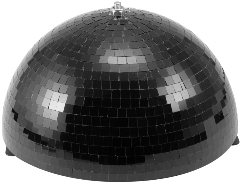 Eurolite Half Mirror Ball 30cm black motorized