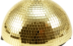 Glob Disco Eurolite Half Mirror Ball 30cm gold motorized