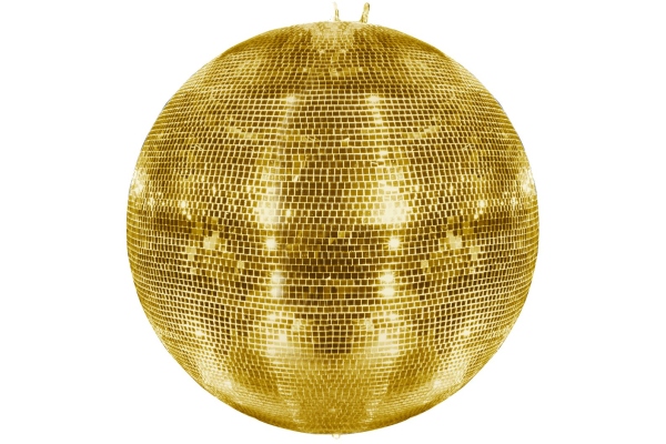 Mirror Ball 100cm gold