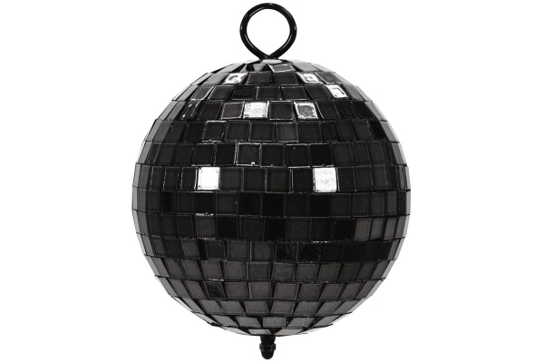 Mirror Ball 10cm black