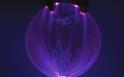 Glob efect plasmă Eurolite Plasma Ball 20cm sound CLASSIC