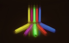 Glowstick clasic Europalms Glow rod, blue, 15cm,  12x