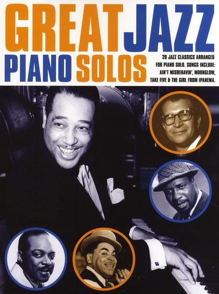 GREAT JAZZ PIANO SOLOS PIANO BOOK