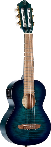Ortega Timber Series Guitarlele 6 String - Blue fade gloss + Bag