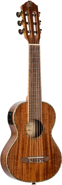 Ortega Timber Series Mini-Travel Guitar - Acacia + Bag