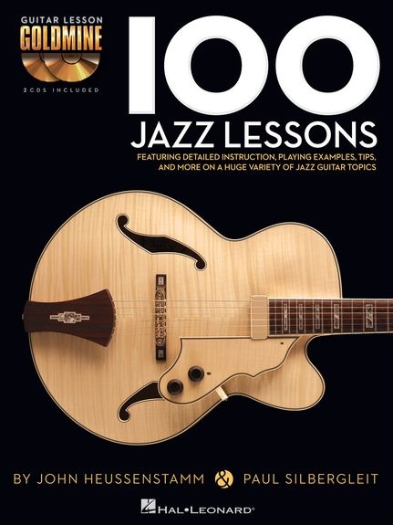 GUITAR LESSON GOLDMINE 100 JAZZ LESSONG GTR BK/2CD