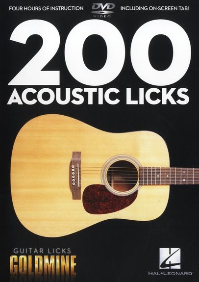 GUITAR LICKS GOLDMINE 200 ACOUSTIC LICKS GTR DVD