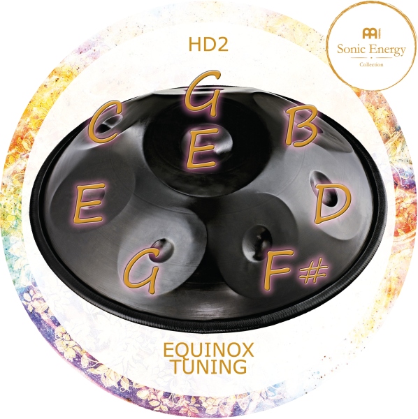Meinl Harmonic Art Handpan Equinox - Tuning: E, G, B, C, D, E, F#, G