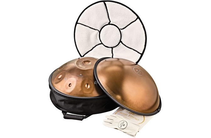 Handpan Meinl Sensory Handpan, Stainless Steel, E La Sirena, 10 Notes, 432 Hz, Vintage copper, Engraved 