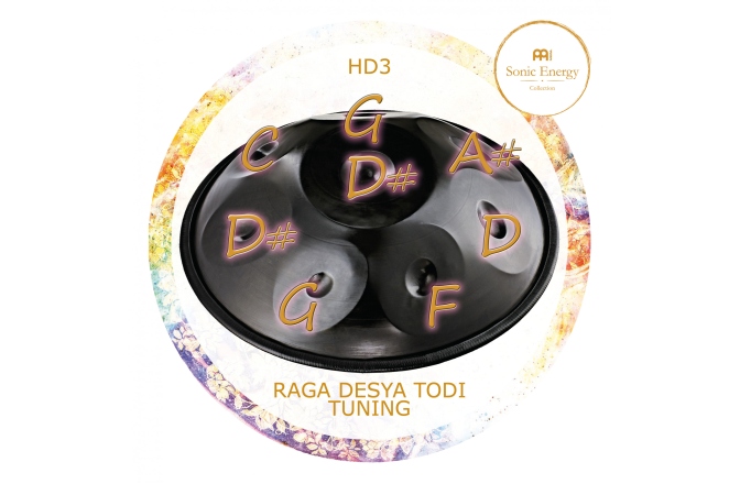 Handpan Meinl Sonic Energy Handpan HD3 Raga Desya Todi
