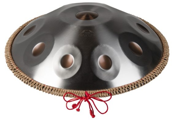 Tuga Handpan 10 note 432 Hz Silver Golden eyes