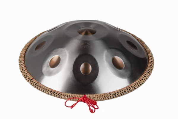 Handpan 9 note 432 Hz Silver Golden eyes