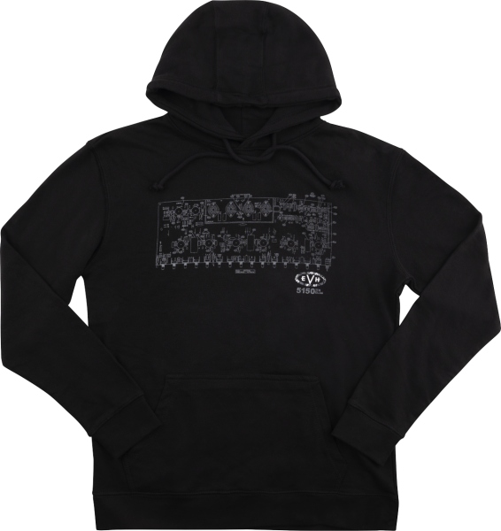 EVH Schematic Fleece Black XXL
