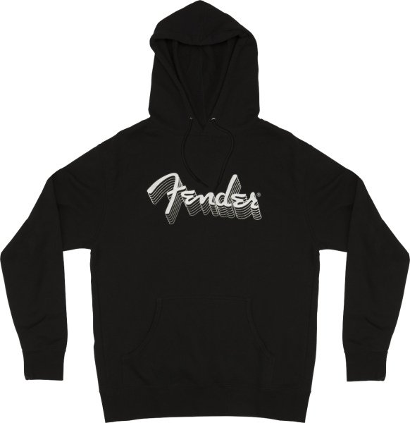Fender Reflective Hoodie Black M