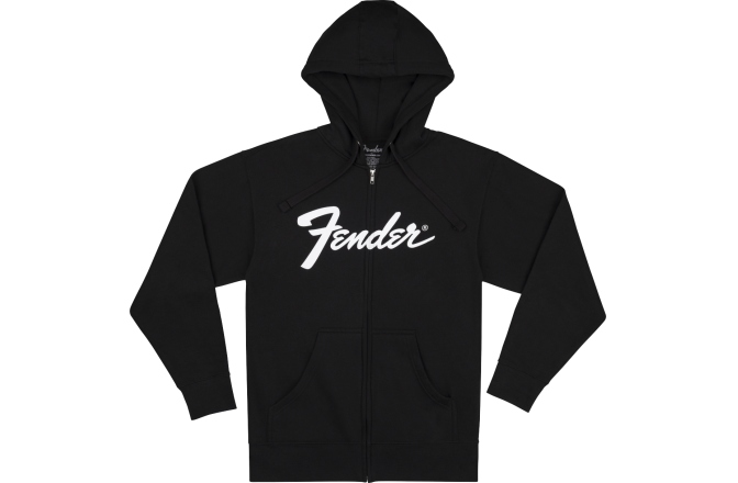 Hanorac Fender Transition Logo Zip Front Hoodie Black M