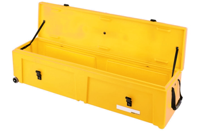 Hardcase accesorii Hardcase Hardware Case 48" with 2 wheels - Yellow