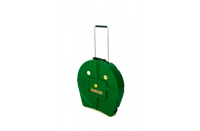 Hardcase cinele Hardcase Cymbal Trolley-Case with Wheels 22" - Dark Green / for 9 Cymbals
