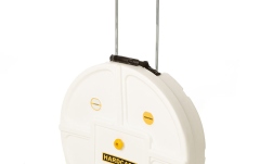 Hardcase cinele Hardcase Cymbal Trolley-Case with Wheels 22" - White / for 9 Cymbals