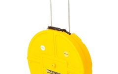 HARDCASE Cinele Hardcase Cymbal Trolley-Case with Wheels 22" - Yellow / for 9 Cymbals