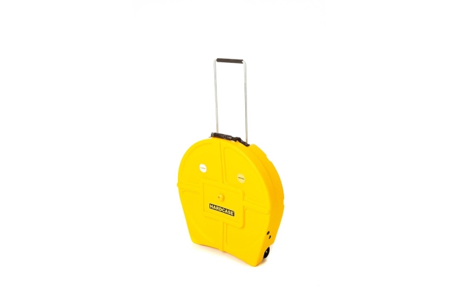 HARDCASE Cinele Hardcase Cymbal Trolley-Case with Wheels 22" - Yellow / for 9 Cymbals