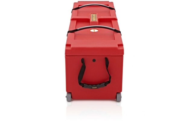 Hardware Case - red with 2 wheels
