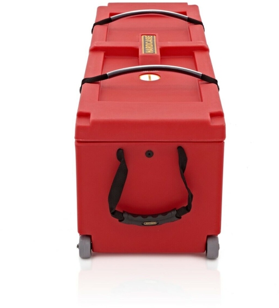Hardcase Hardware Case - red with 2 wheels
