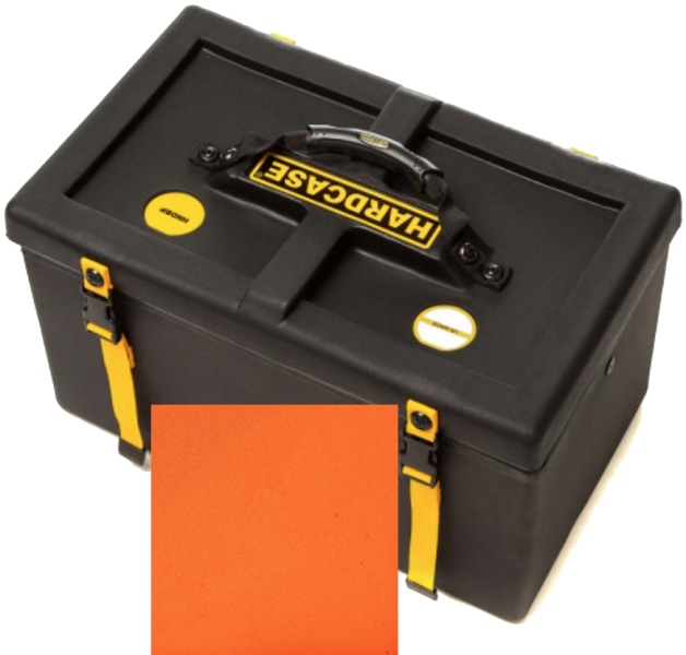 Hardcase Double Bass Pedal - orange
