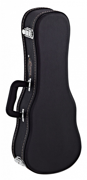 Ortega Economy Soprano-Ukulele-Hardcase - Black