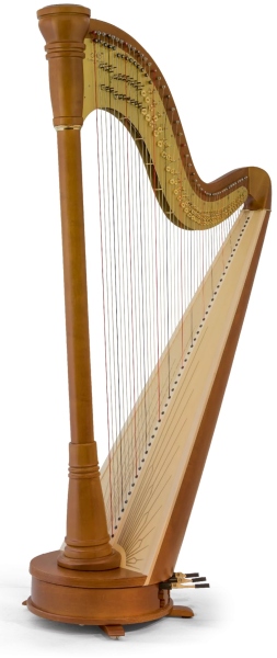 Camac Harps Égérie Straight 47 Strings Cherry wood