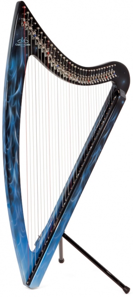 Harpa electrica Camac Harps DHC Blue Light 36 TrueFire