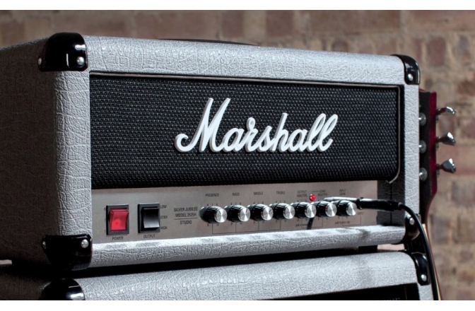Head Chitară Electrică Marshall 2525H Mini Silver Jubilee