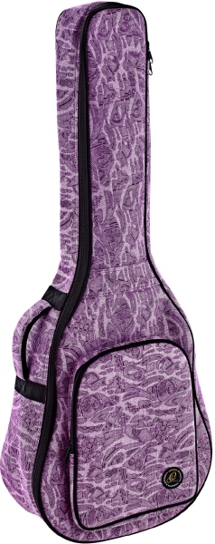 Ortega Dreadnought Gigbag - Purple Jeans Style - 10mm Padding