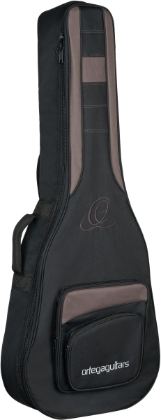 Ortega Pro Series Resonator Guitar Bag - Black/Brown