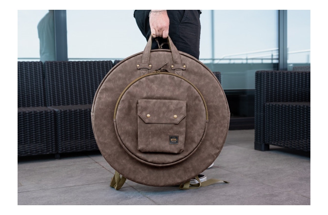 Husă cinele Meinl Vintage Hyde Cymbal Bag 22'' Dark Brown MVHC22DB